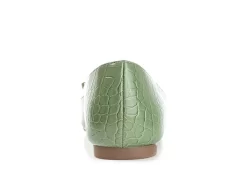 Journee Collection Womens Devalyn Flat - Green -Skechers Store US 01 107046 04