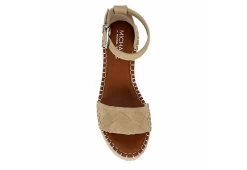Michael By Michael Shannon Womens Bridgette Wedge Sandal - Tan -Skechers Store US 01 107382 05