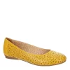 Mootsies Tootsies Womens Belva Flat - Yellow -Skechers Store US 01 107414 00