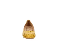 Mootsies Tootsies Womens Belva Flat - Yellow -Skechers Store US 01 107414 02