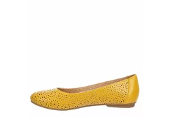 Mootsies Tootsies Womens Belva Flat - Yellow -Skechers Store US 01 107414 03