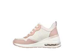 Skechers Womens Million Air Hotter Air Sneaker - Peach 11 Skechers Womens Million Air Hotter Air Sneaker - Peach -Skechers Store US 01 107514 02