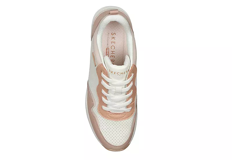 Skechers Womens Million Air Hotter Air Sneaker - Peach 6 Skechers Womens Million Air Hotter Air Sneaker - Peach - Image 4