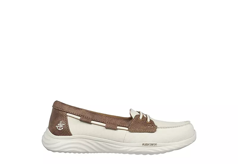 Skechers Womens Arch Fit Lift Sneaker - Natural 4 Skechers Womens Arch Fit Lift Sneaker - Natural - Image 2