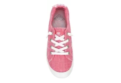 Roxy Womens Bayshore Plus Slip On Sneaker - Pink -Skechers Store US 01 107520 05
