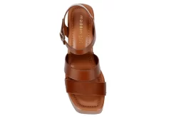 Madden Girl Womens Greenville Platform Sandal - Cognac -Skechers Store US 01 107536 05