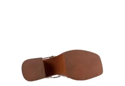 Madden Girl Womens Greenville Platform Sandal - Cognac -Skechers Store US 01 107536 06