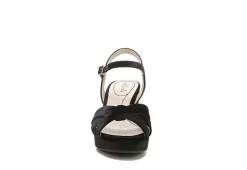 Lifestride Womens Lucky Platform Sandal - Black -Skechers Store US 01 107621 02