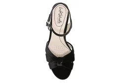 Lifestride Womens Lucky Platform Sandal - Black -Skechers Store US 01 107621 05
