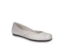 Easy Street Womens Tamar Flat - Silver