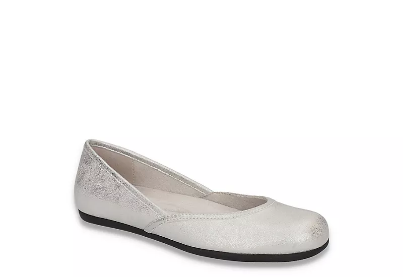 Easy Street Womens Tamar Flat - Silver 3 Easy Street Womens Tamar Flat - Silver