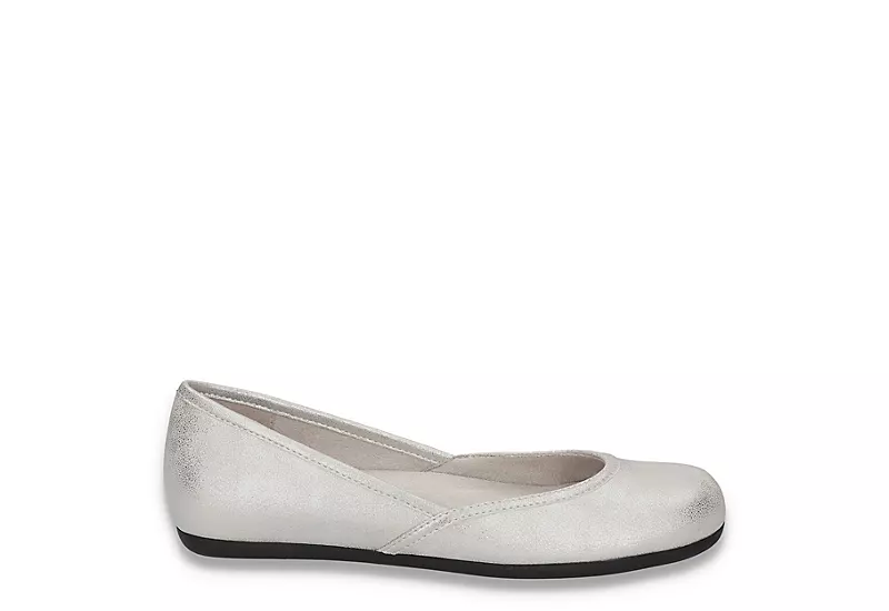 Easy Street Womens Tamar Flat - Silver 4 Easy Street Womens Tamar Flat - Silver - Image 2