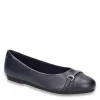 Easy Street Womens Asher Flat - Navy