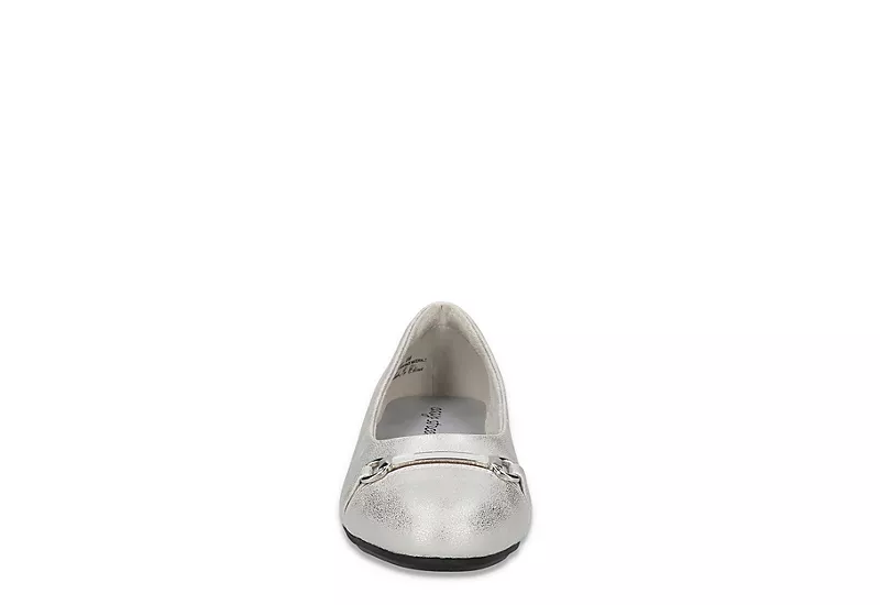 Easy Street Womens Asher Flat - Silver 5 Easy Street Womens Asher Flat - Silver - Image 3