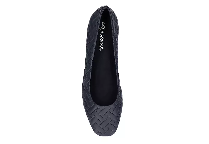 Easy Street Womens Mazi Flat - Navy 8 Easy Street Womens Mazi Flat - Navy - Image 6