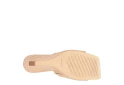 Nine West Womens Rovah Wedge Sandal - Natural -Skechers Store US 01 108776 04