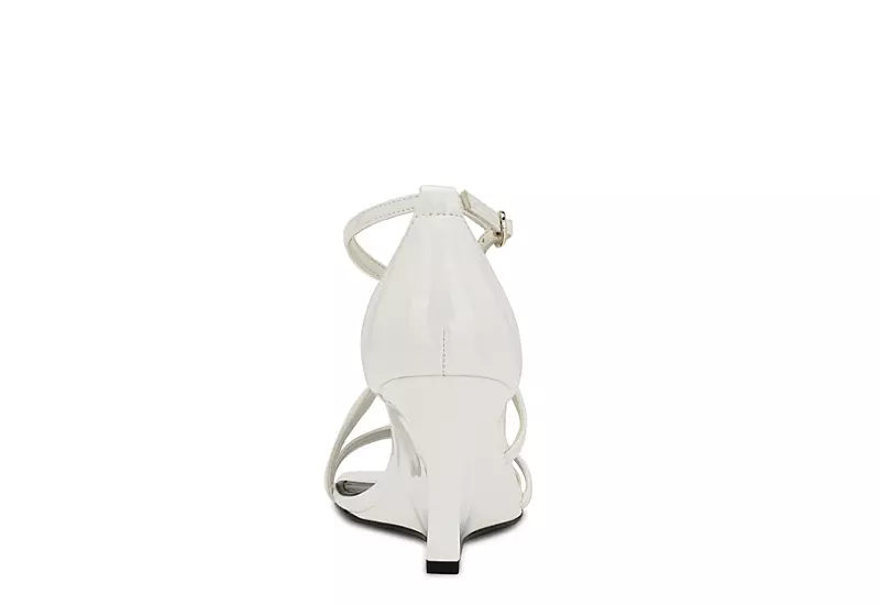 Nine West Womens Rolga Wedge Sandal - White 5 Nine West Womens Rolga Wedge Sandal - White - Image 3