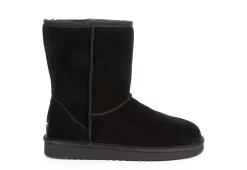 Koolaburra By Ugg Womens Koola Short Fur Boot - Black -Skechers Store US 01 122352 01