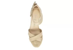 Chinese Laundry Womens Celly Wedge Sandal - Beige -Skechers Store US 01 132194 05