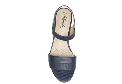 Lifestride Womens Yuma Wedge Sandal - Navy -Skechers Store US 01 201297 05