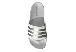 Adidas Womens Adilette Comfort Slide Sandal - White -Skechers Store US 01 202095 03