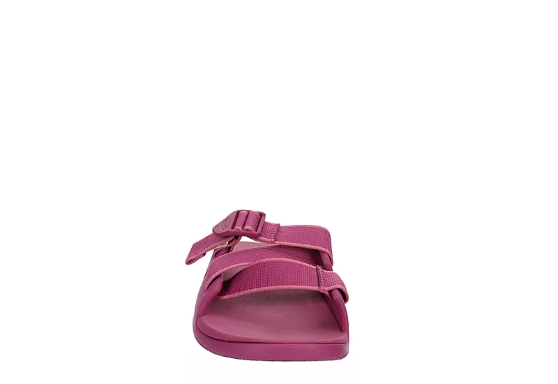 Chaco Womens Chillos Slide Sandal - Fuschia 5 Chaco Womens Chillos Slide Sandal - Fuschia - Image 3
