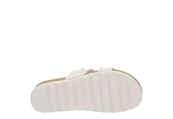 Reef Womens Banded Horizon Hi Slide Sandal - White -Skechers Store US 01 202350 06