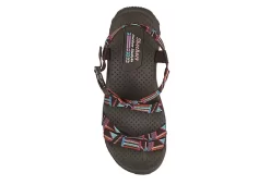 Skechers Womens Reggae Native Vibez Outdoor Sandal - Chocolate 12 Skechers Womens Reggae Native Vibez Outdoor Sandal - Chocolate -Skechers Store US 01 202402 03