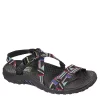 Skechers Womens Reggae Native Vibez Outdoor Sandal - Black