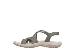 Skechers Womens Reggae Slim Takes Two Womens Sandal - Olive 11 Skechers Womens Reggae Slim Takes Two Womens Sandal - Olive -Skechers Store US 01 202405 02
