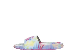 Champion Womens Mega Slide Tie Dye Slide Sandal - Pink -Skechers Store US 01 202432 03
