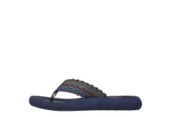 Skechers Womens Asana Flip Flop Sandal - Navy 11 Skechers Womens Asana Flip Flop Sandal - Navy -Skechers Store US 01 202468 02