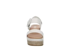Michael By Michael Shannon Womens Kira Platform Sandal - Ivory -Skechers Store US 01 202471 02