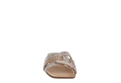 Michael By Michael Shannon Womens Skylar Slide Sandal - Med Metallic -Skechers Store US 01 202475 02