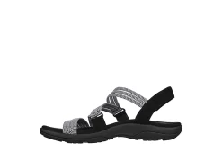 Skechers Womens Reggae Slim - Sweet Route Womens Sandal - Black -Skechers Store US 01 202492 02