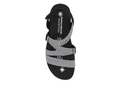 Skechers Womens Reggae Slim - Sweet Route Womens Sandal - Black -Skechers Store US 01 202492 03
