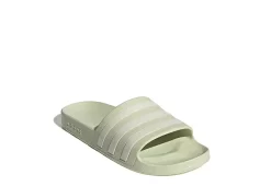 Adidas Womens Adilette Aqua Slide Sandal - Pale Green