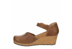 Birkenstock Womens Mary Wedge Sandal - Cognac -Skechers Store US 01 202702 03