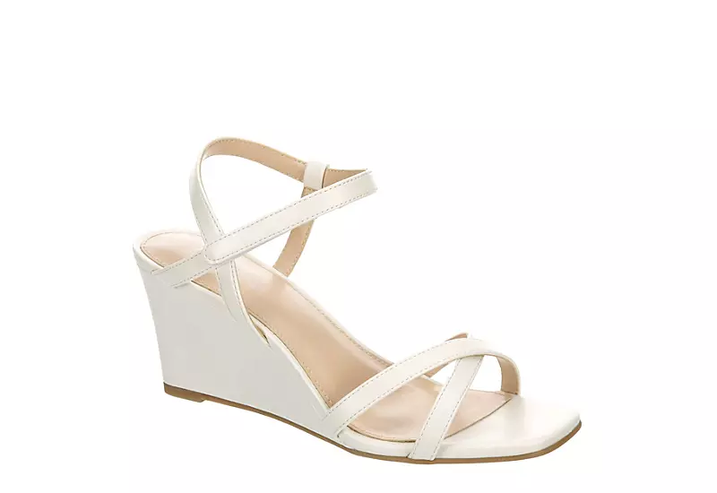 Michael By Michael Shannon Womens Lulu Wedge Sandal - White 2 Michael By Michael Shannon Womens Lulu Wedge Sandal - White