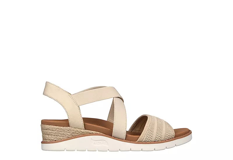Skechers Womens Arch Fit Beach Kiss Sandal - Natural 4 Skechers Womens Arch Fit Beach Kiss Sandal - Natural - Image 2