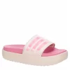 Adidas Womens Adilette Platform Slide Sandal - Pink -Skechers Store US 01 203101 00