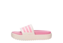 Adidas Womens Adilette Platform Slide Sandal - Pink -Skechers Store US 01 203101 03