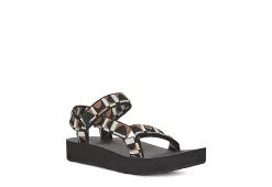 Teva Womens Midform Universal Platform Outdoor Sandal - Black