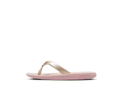 Nike Womens Bella Kai Flip Flop Sandal - Blush -Skechers Store US 01 203157 02