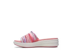 Clarks Womens Drift Petal Slide Sandal - Multicolor -Skechers Store US 01 203205 03