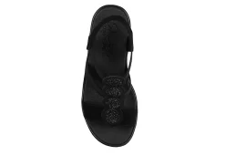 Skechers Womens Rumble On - Camp Glam Wedge Sandal - Black -Skechers Store US 01 203242 03