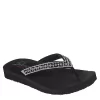 Skechers Womens Lotus Bae Flip Flop Sandal - Black