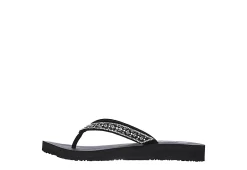 Skechers Womens Lotus Bae Flip Flop Sandal - Black -Skechers Store US 01 203260 02