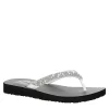 Skechers Womens Love Letter Flip Flop Sandal - White