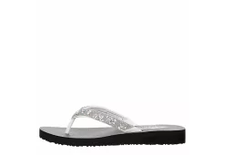 Skechers Womens Love Letter Flip Flop Sandal - White -Skechers Store US 01 203261 03